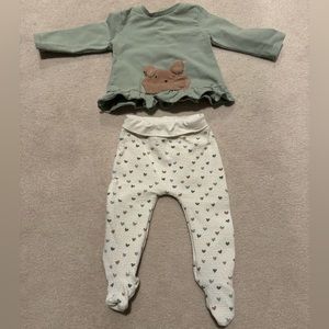 Mayoral Baby Girls outfit size 4-6M